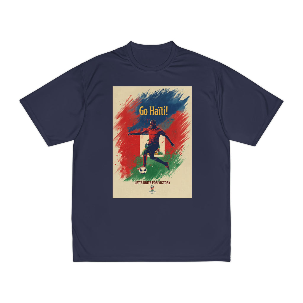 Go Haiti Soccer T‑Shirt — Men’s Performance Football Tee