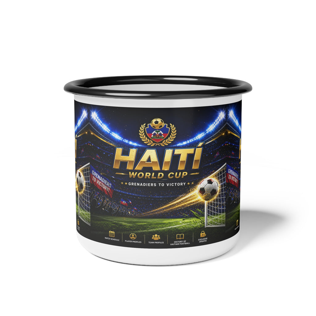 Haiti World Cup Enamel Camp Cup — Soccer Stadium Design