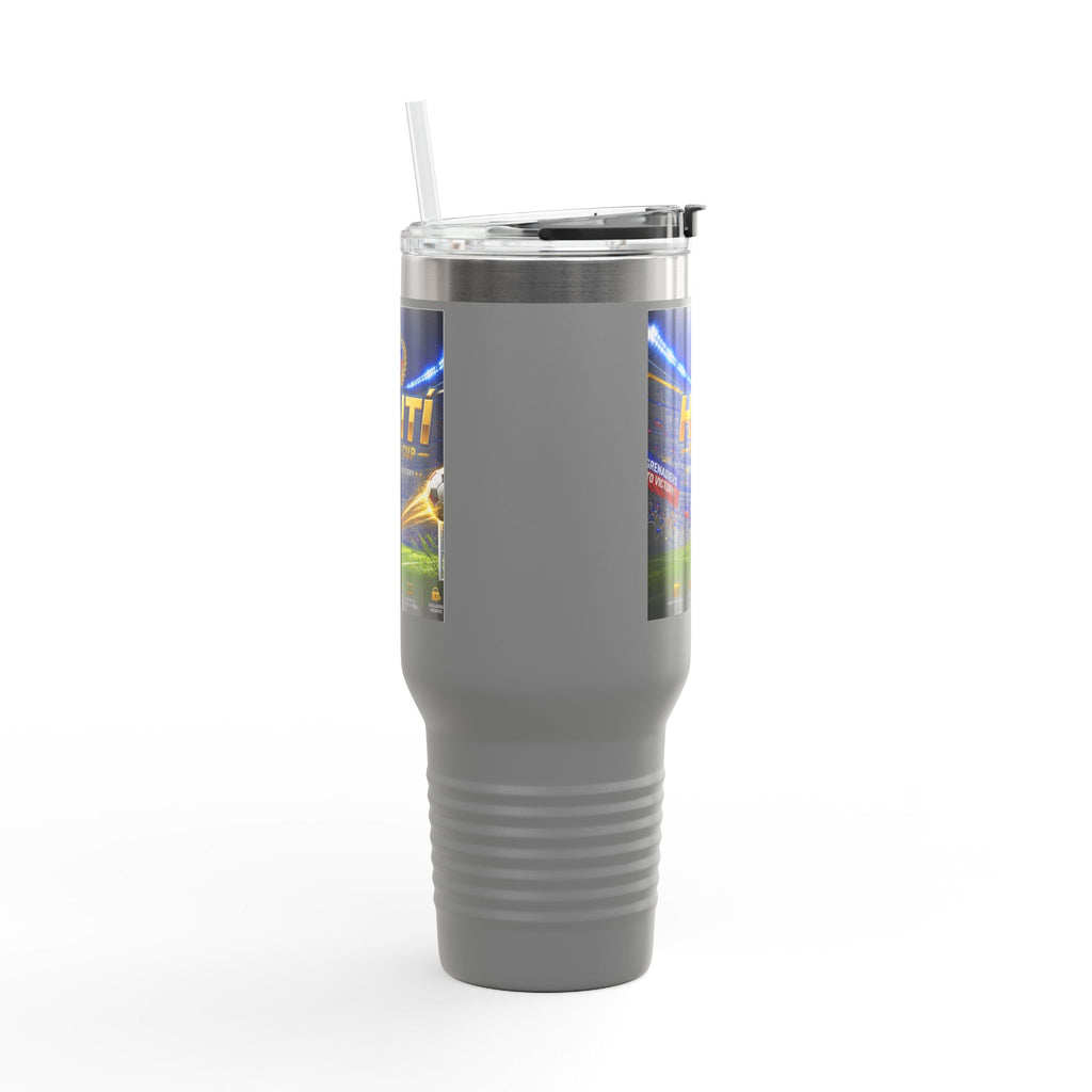 Haiti World Cup 40oz Insulated Travel Mug — Sports Fan Tumbler