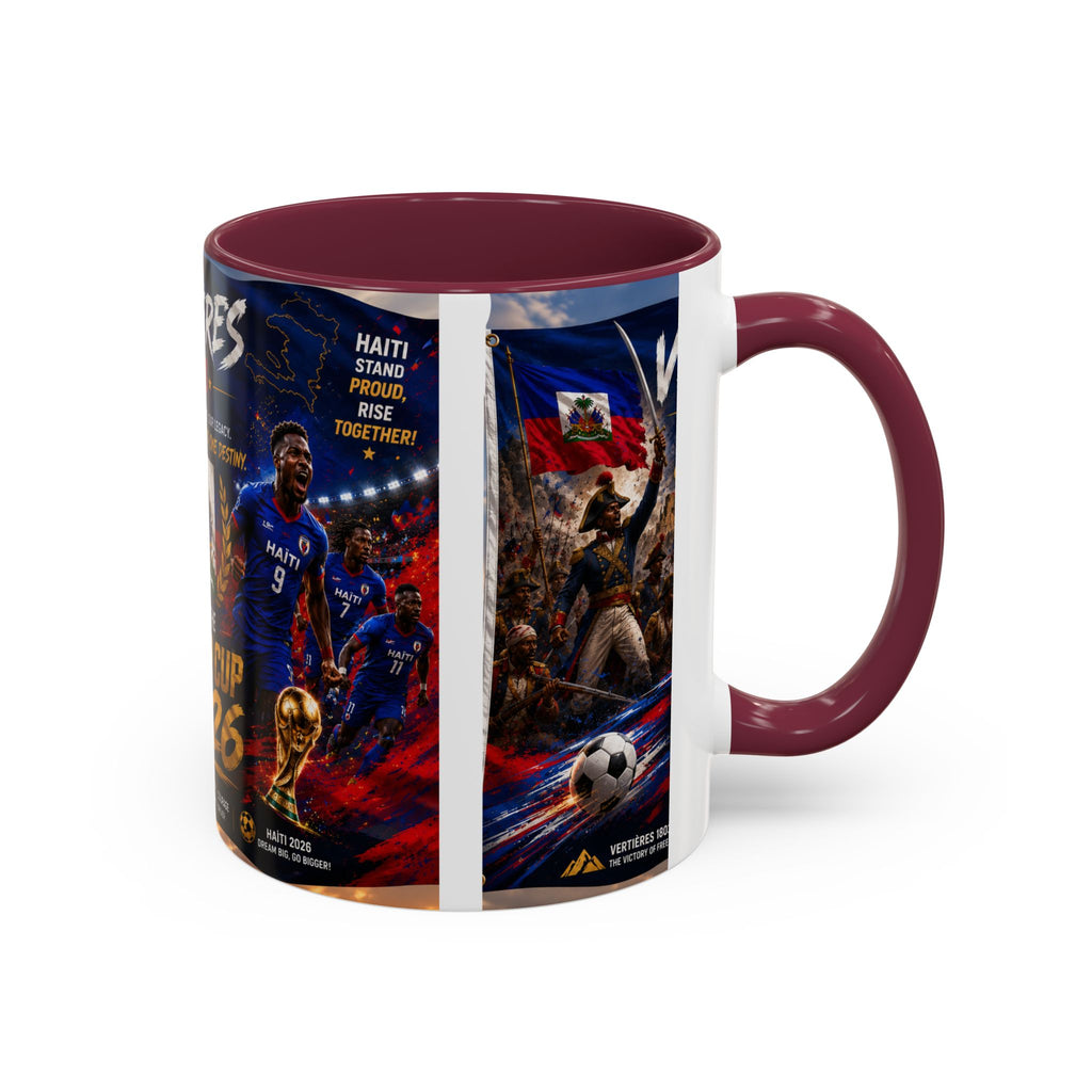 Haiti World Cup 2026 Coffee Mug (11oz/15oz) — Vertières Soccer Fan Gift