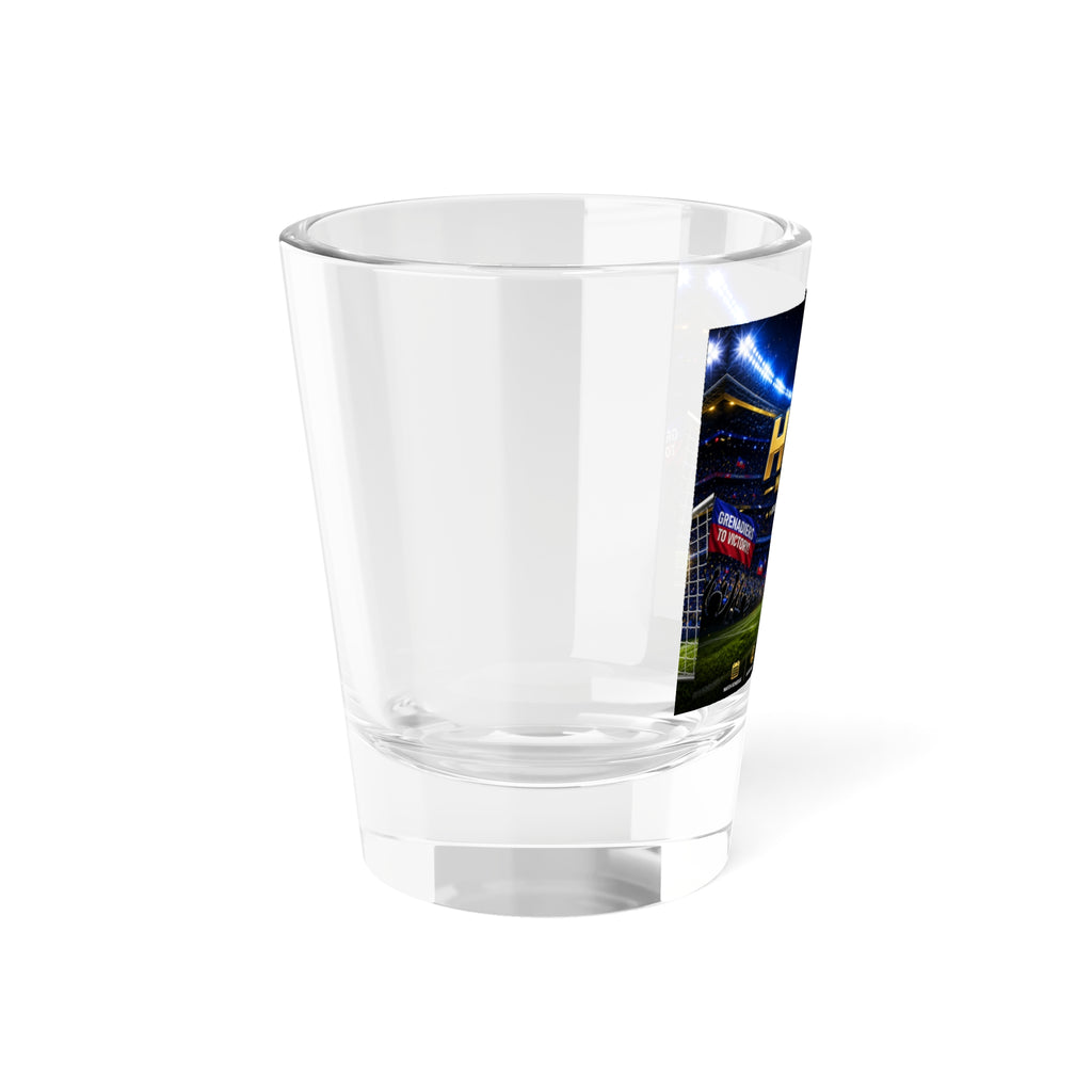 Haiti World Cup Soccer Shot Glass — 1.5oz Team Spirit Souvenir