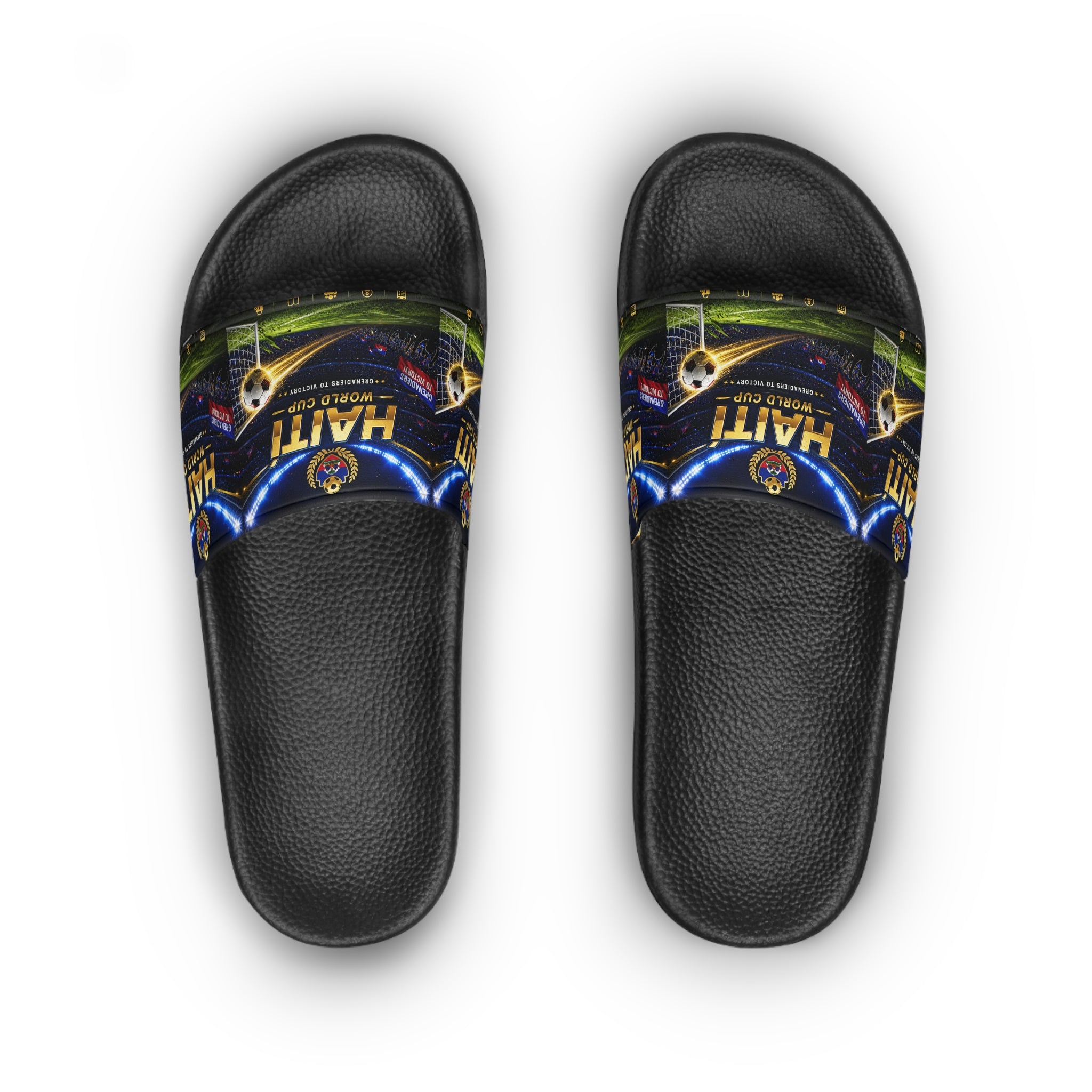 Haiti Soccer Stadium Slide Sandals