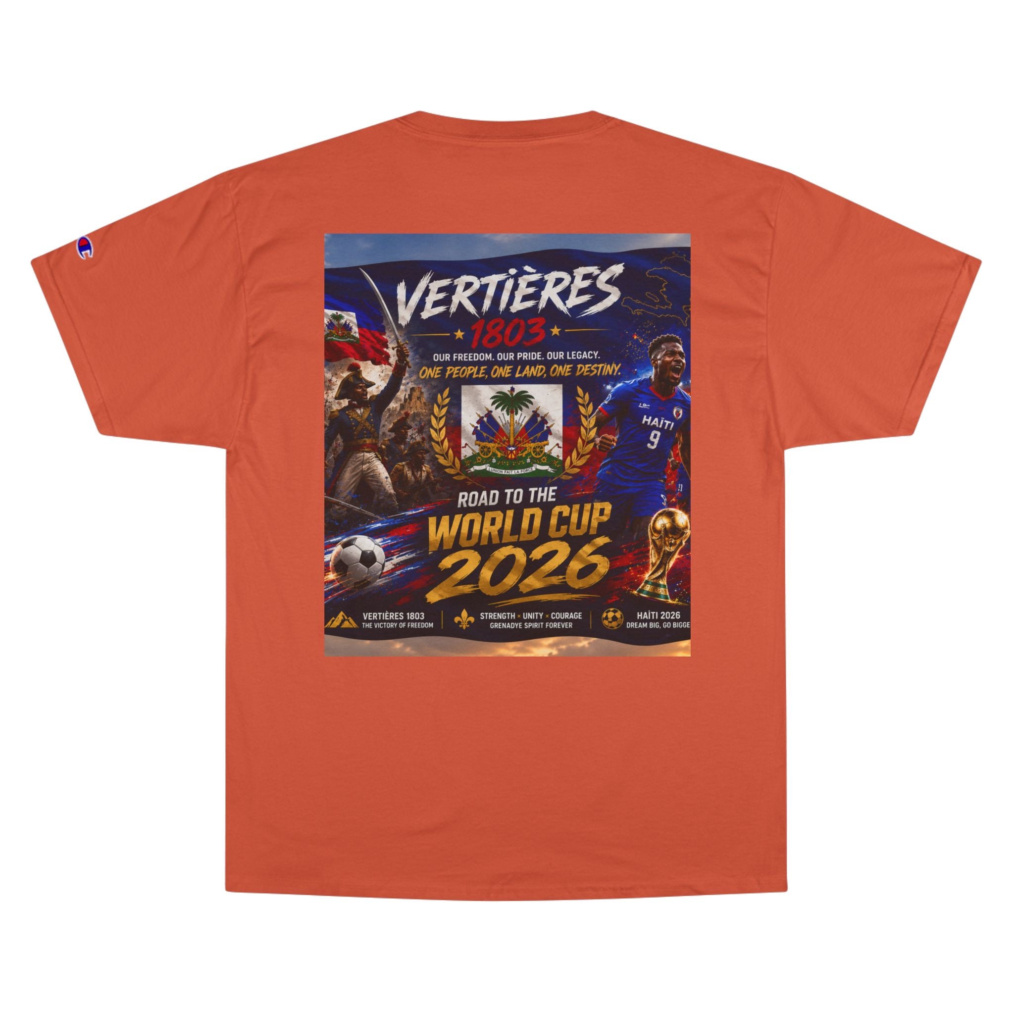 Vertières 1803 Champion T-Shirt – Haiti Road to the World Cup 2026 Soccer Tee