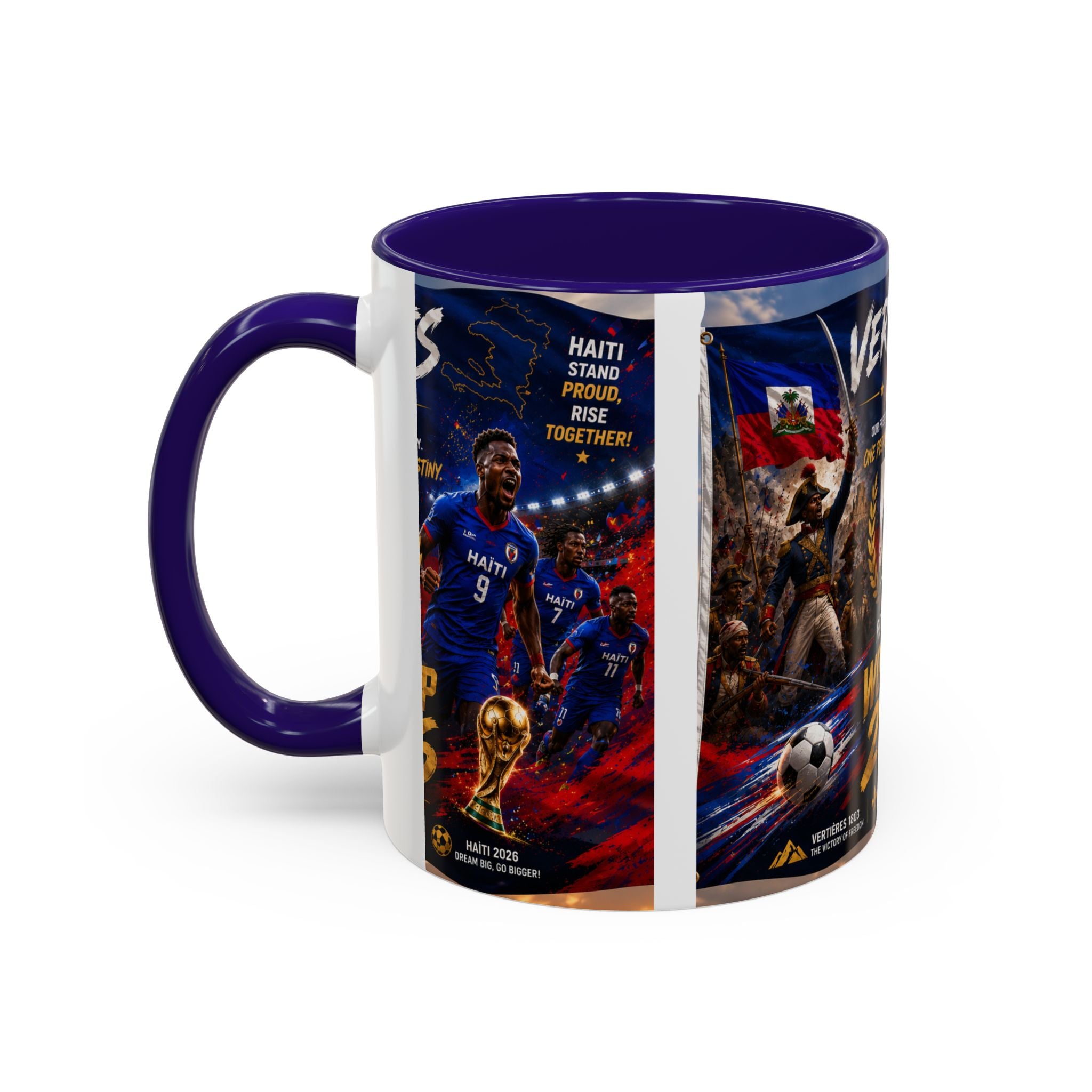 Haiti World Cup 2026 Coffee Mug (11oz/15oz) — Vertières Soccer Fan Gift