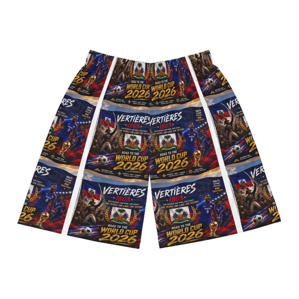 World Cup 2026 Basketball Shorts - All-Over Print Soccer Tournament Design