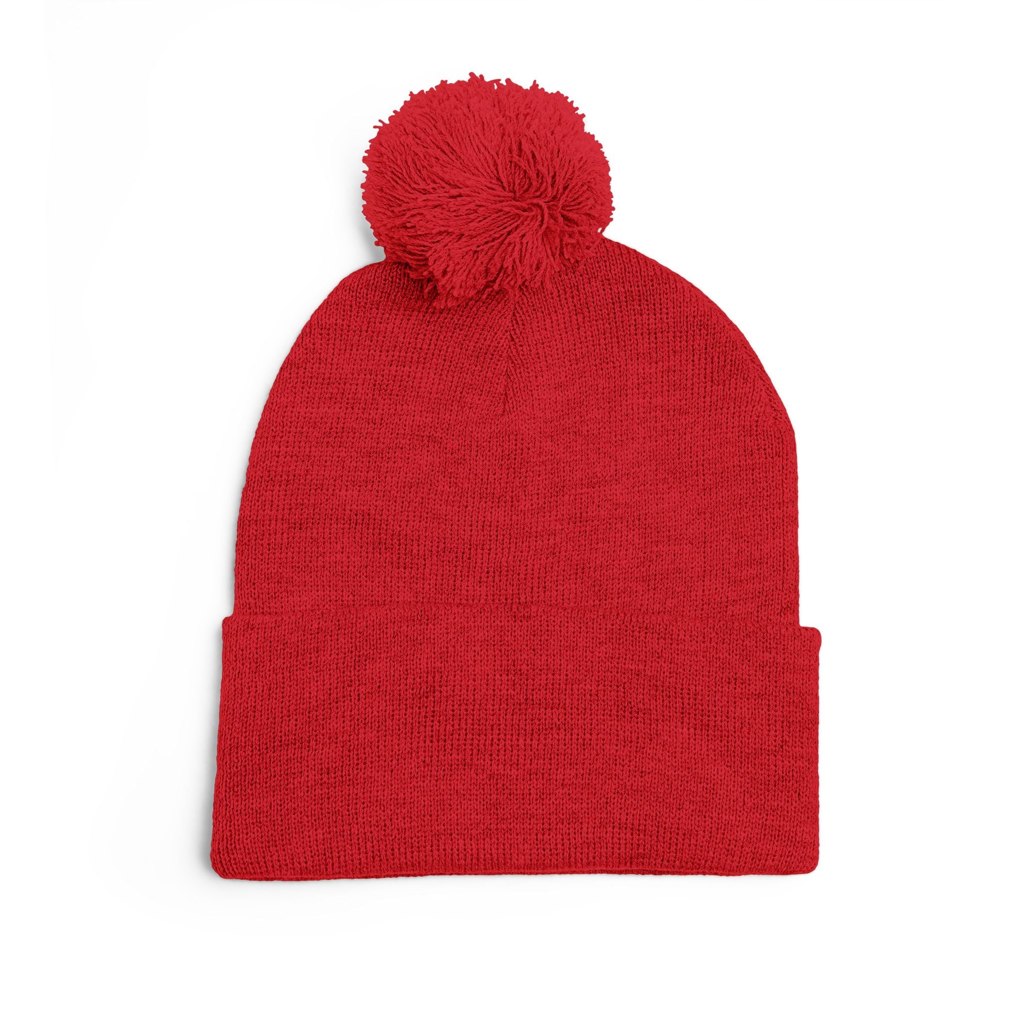 Embroidered Pom-Pom Beanie — Cute Mini Ducklings Knit Hat