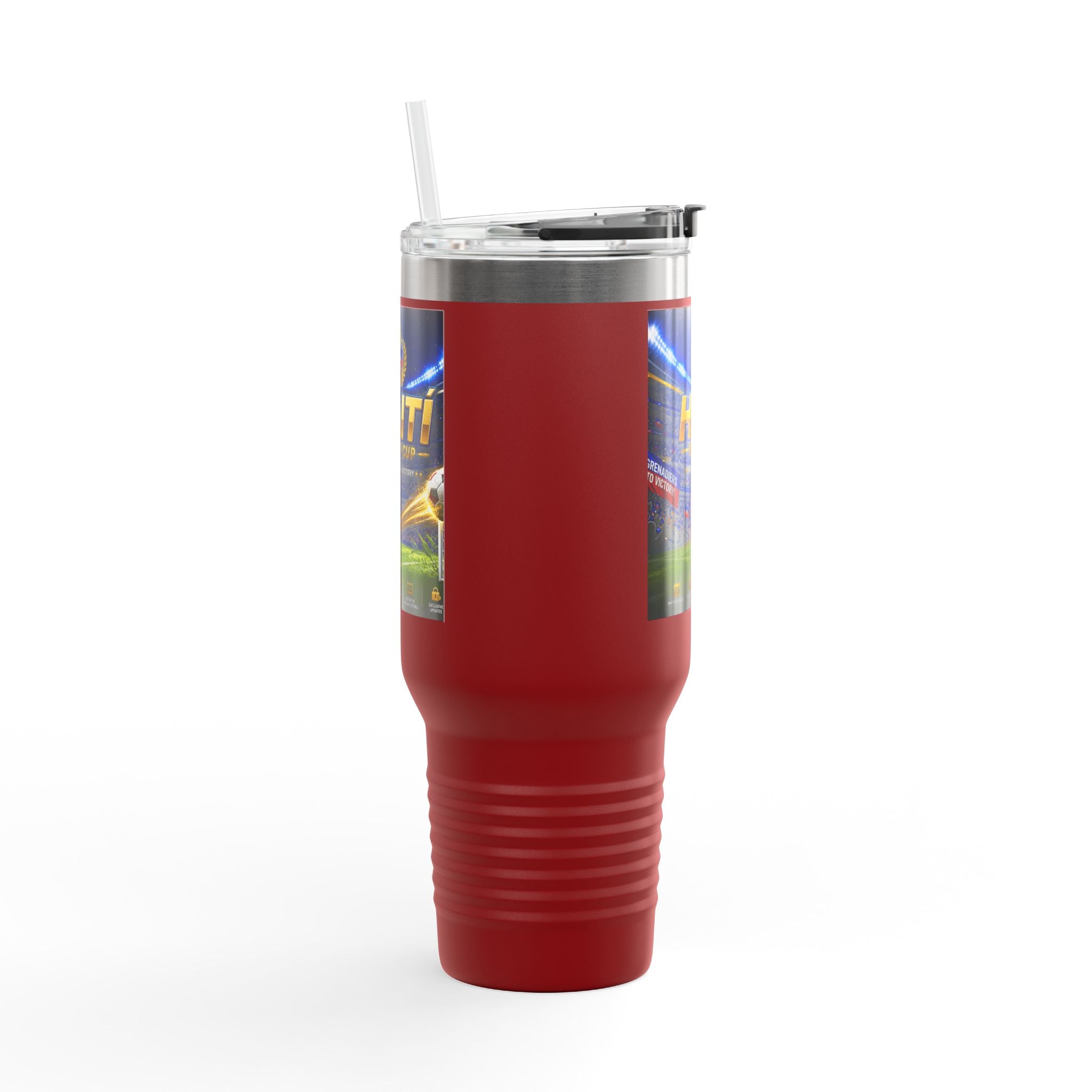 Haiti World Cup 40oz Insulated Travel Mug — Sports Fan Tumbler