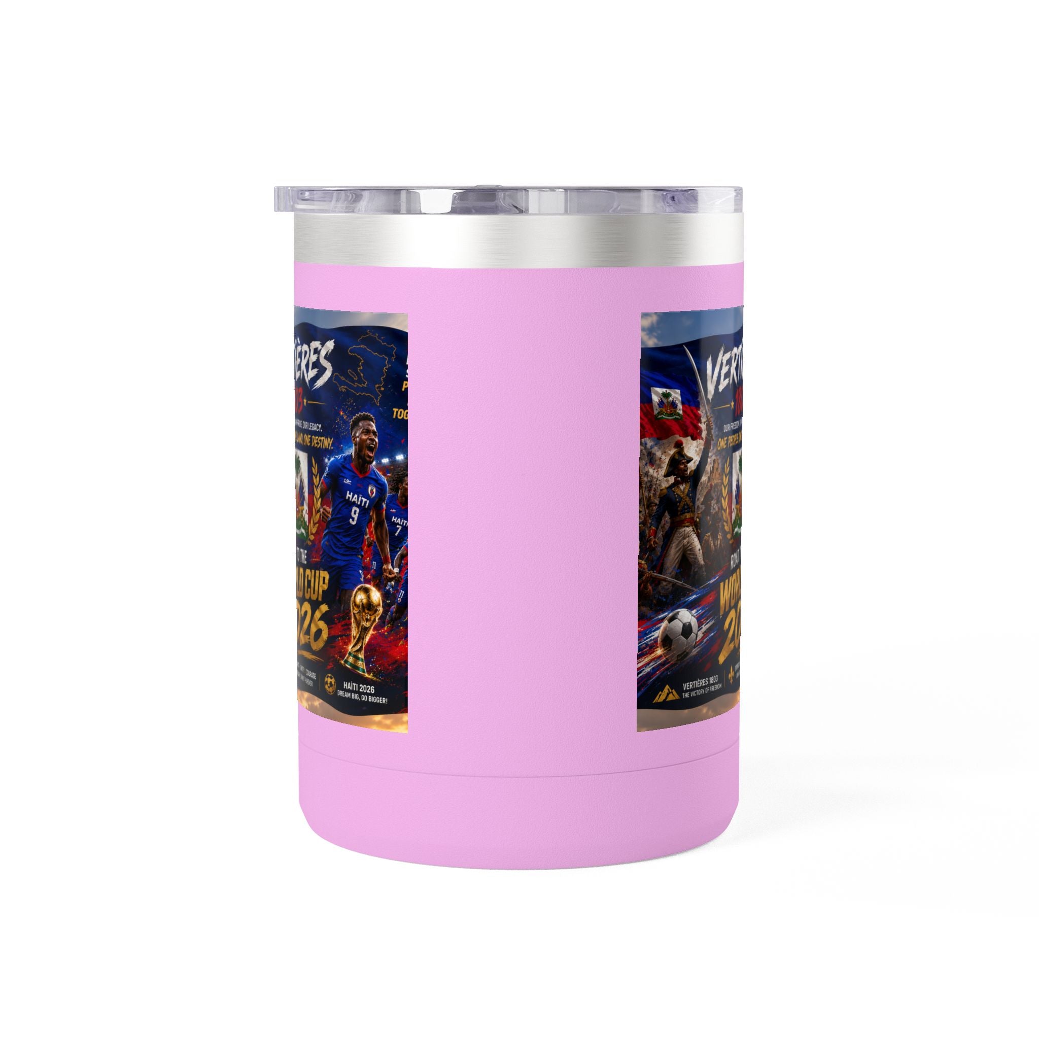 World Cup 2026 Haiti Soccer Tumbler – Vertières 1803 Team Travel Mug (15oz)