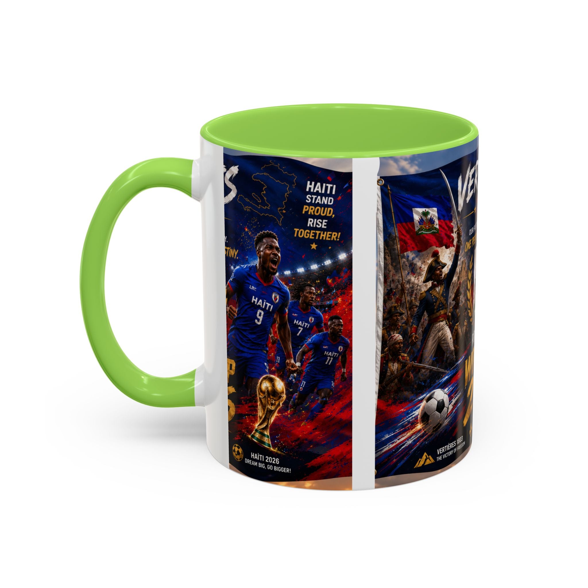 Haiti World Cup 2026 Coffee Mug (11oz/15oz) — Vertières Soccer Fan Gift