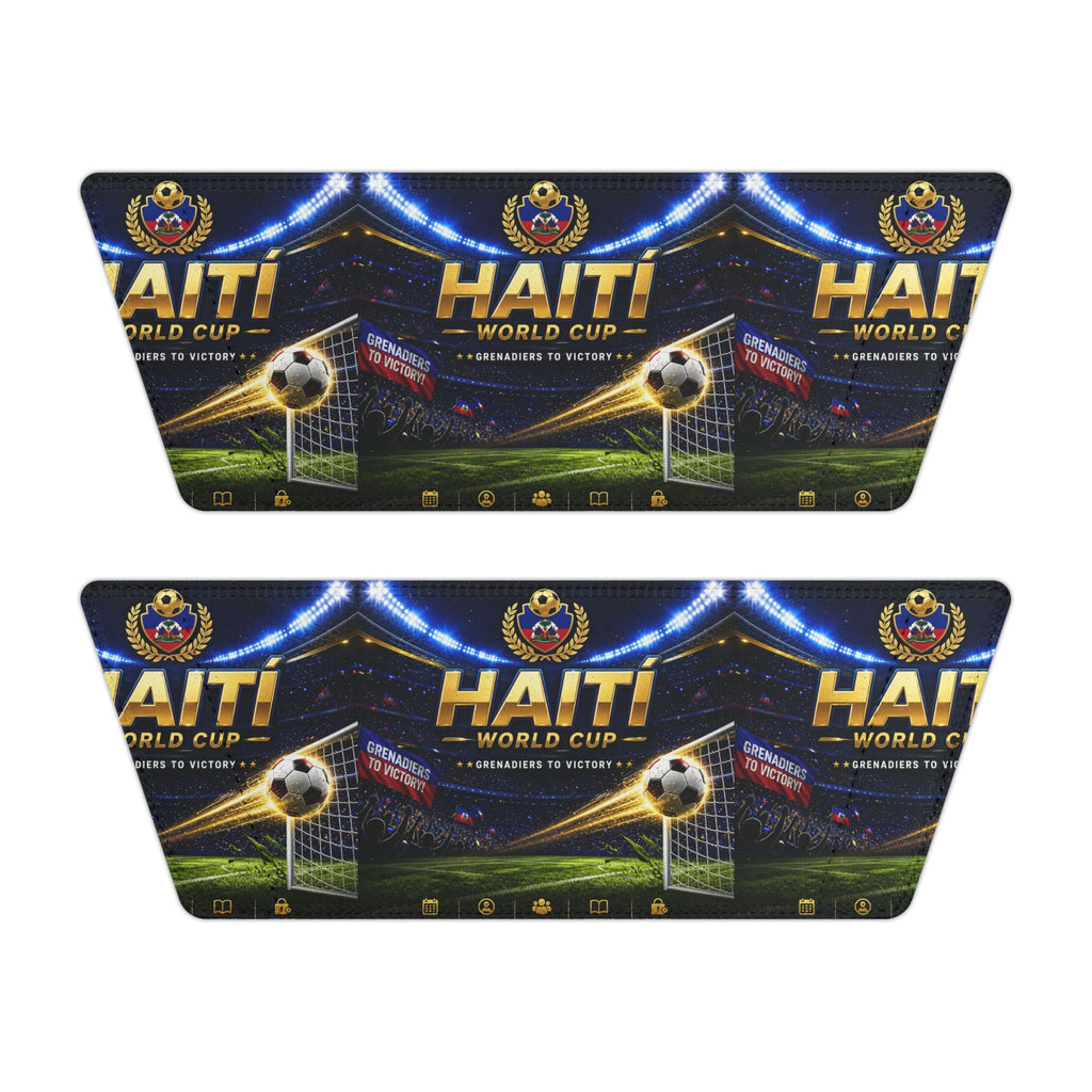 Slides — Haiti Soccer Stadium Graphic Adjustable Strap Sandals