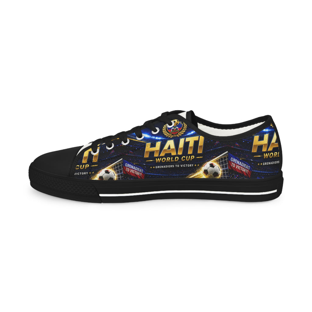 Haiti World Cup Soccer Men's Low Top Sneakers