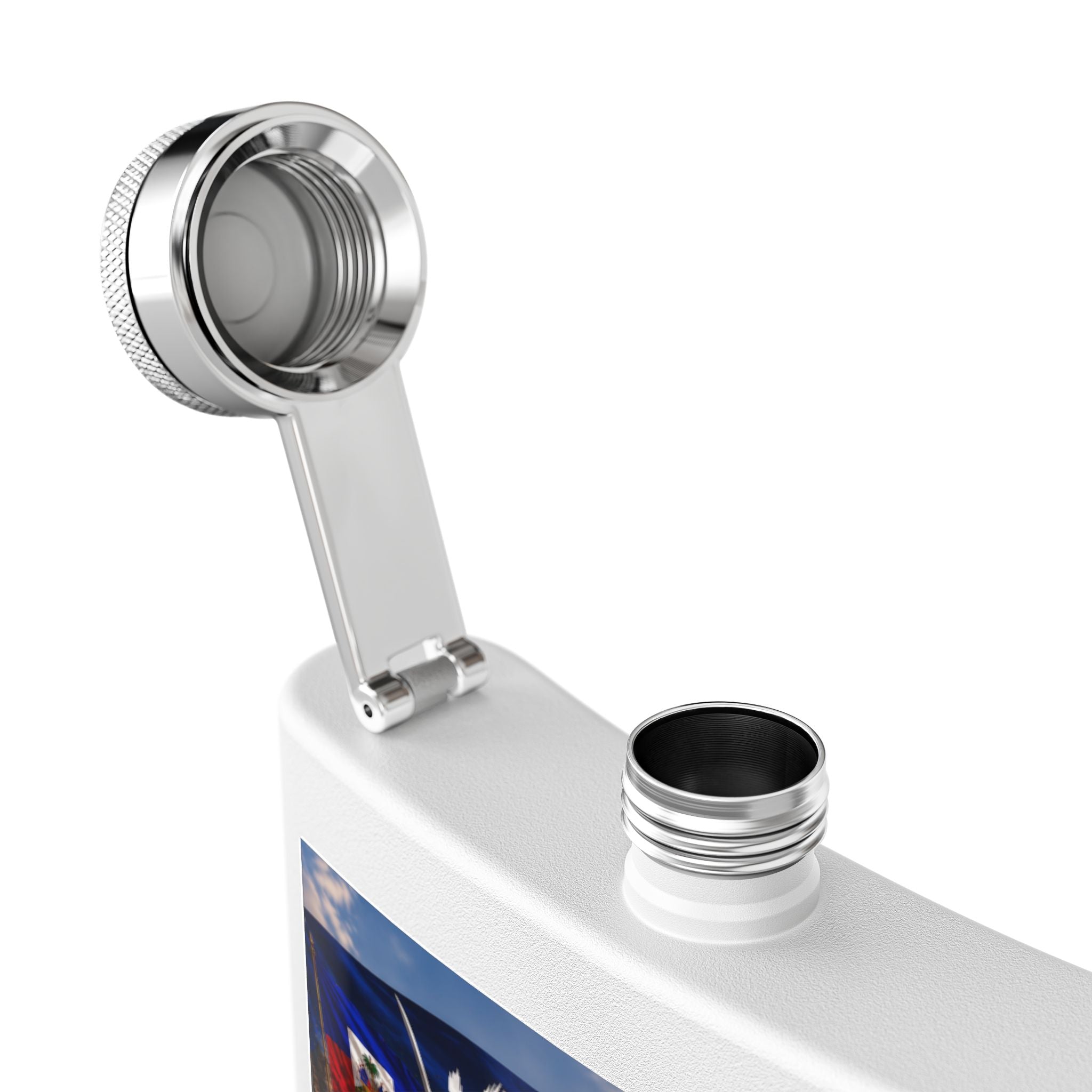 Flask — Haiti Vertières 1803 World Cup 2026 Tribute 6oz Stainless Steel