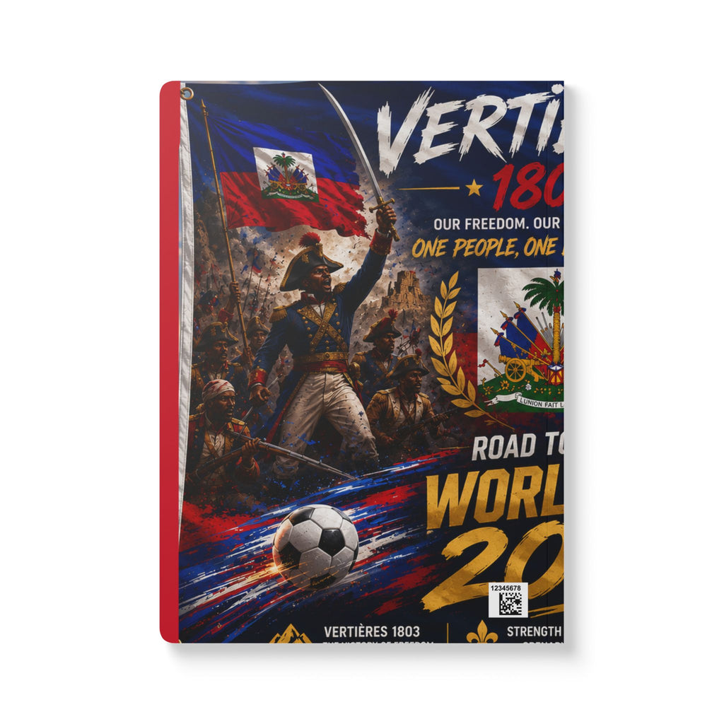 Haiti World Cup 2026 Softcover Journal — Vertières Football Tribute