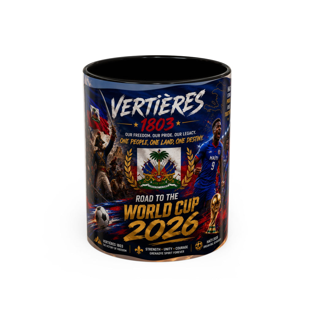 Haiti World Cup 2026 Coffee Mug (11oz/15oz) — Vertières Soccer Fan Gift