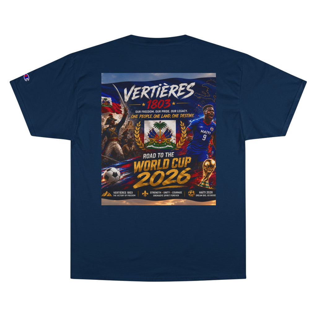 Vertières 1803 Champion T-Shirt – Haiti Road to the World Cup 2026 Soccer Tee
