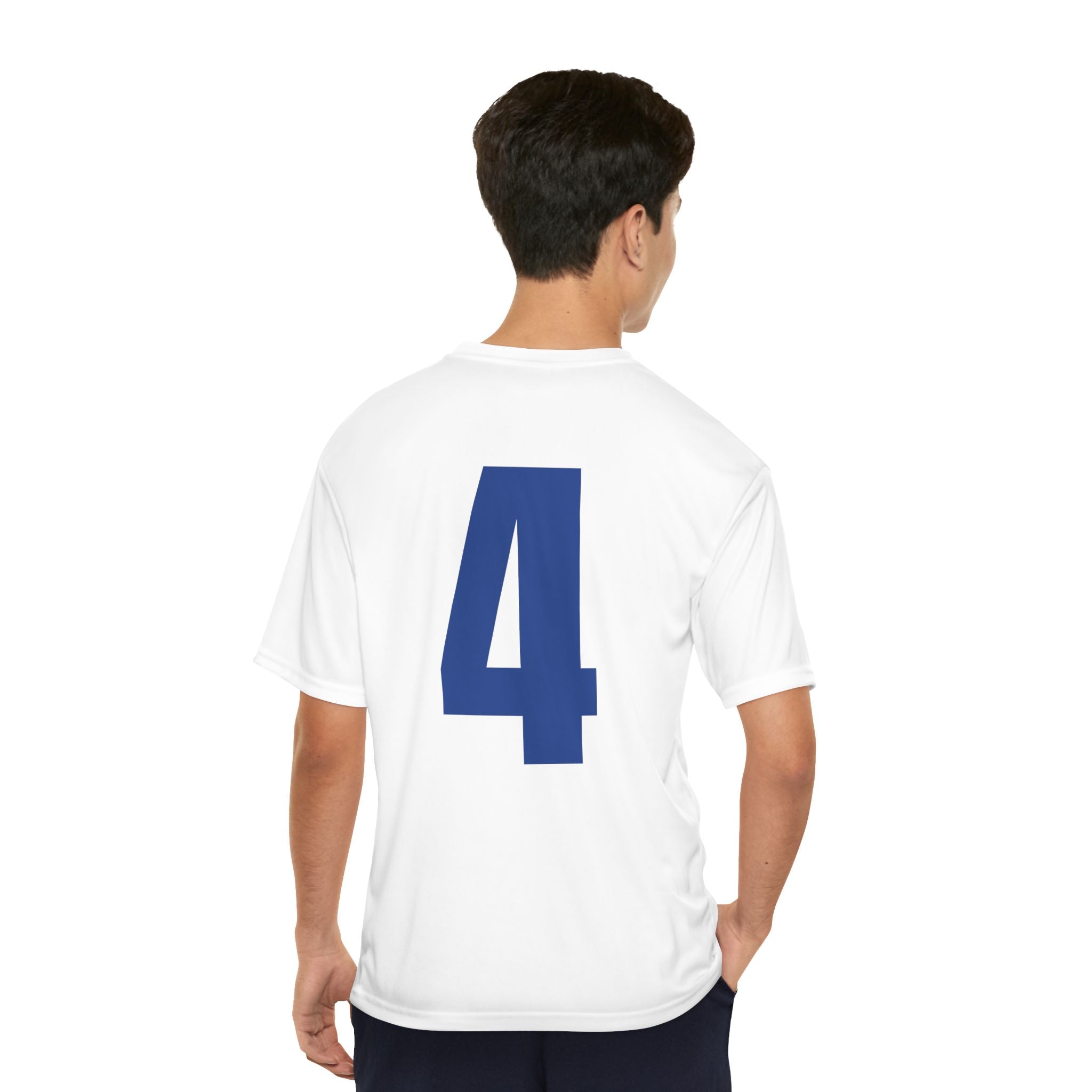 Soccer Jersey T-Shirt — Number 4 Portrait Design (FIFA Tribute)
