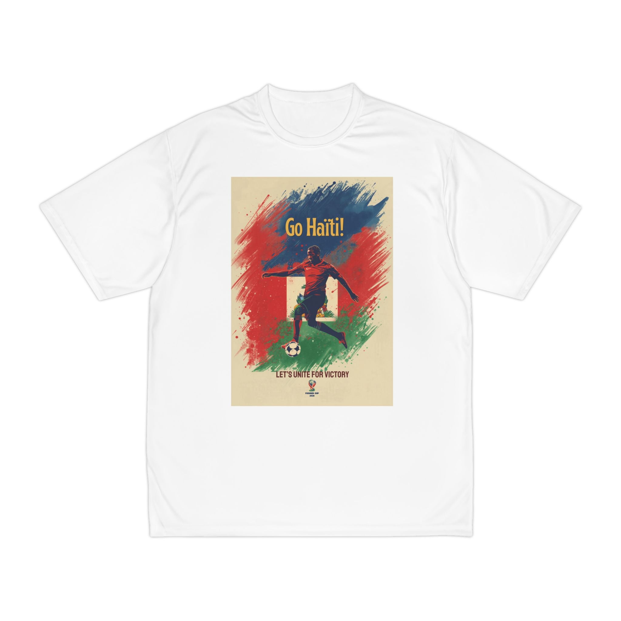 Go Haiti Soccer T‑Shirt — Men’s Performance Football Tee