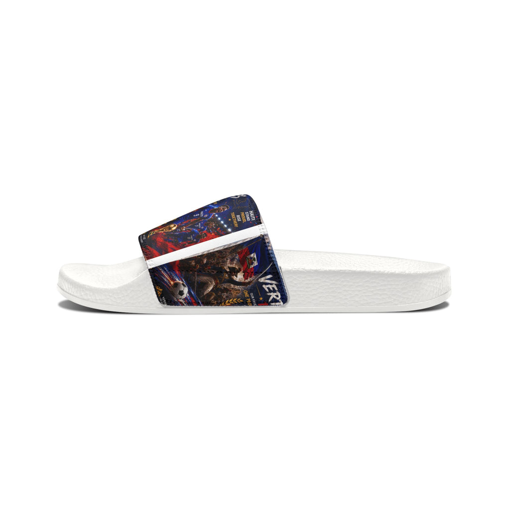 Removable-Strap Slide Sandals — Custom Graphic Summer Slides