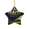 Haiti World Cup Ceramic Ornament – Soccer Stadium Keepsake