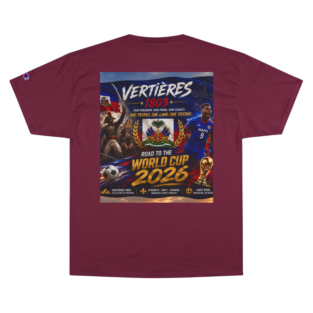 Vertières 1803 Champion T-Shirt – Haiti Road to the World Cup 2026 Soccer Tee