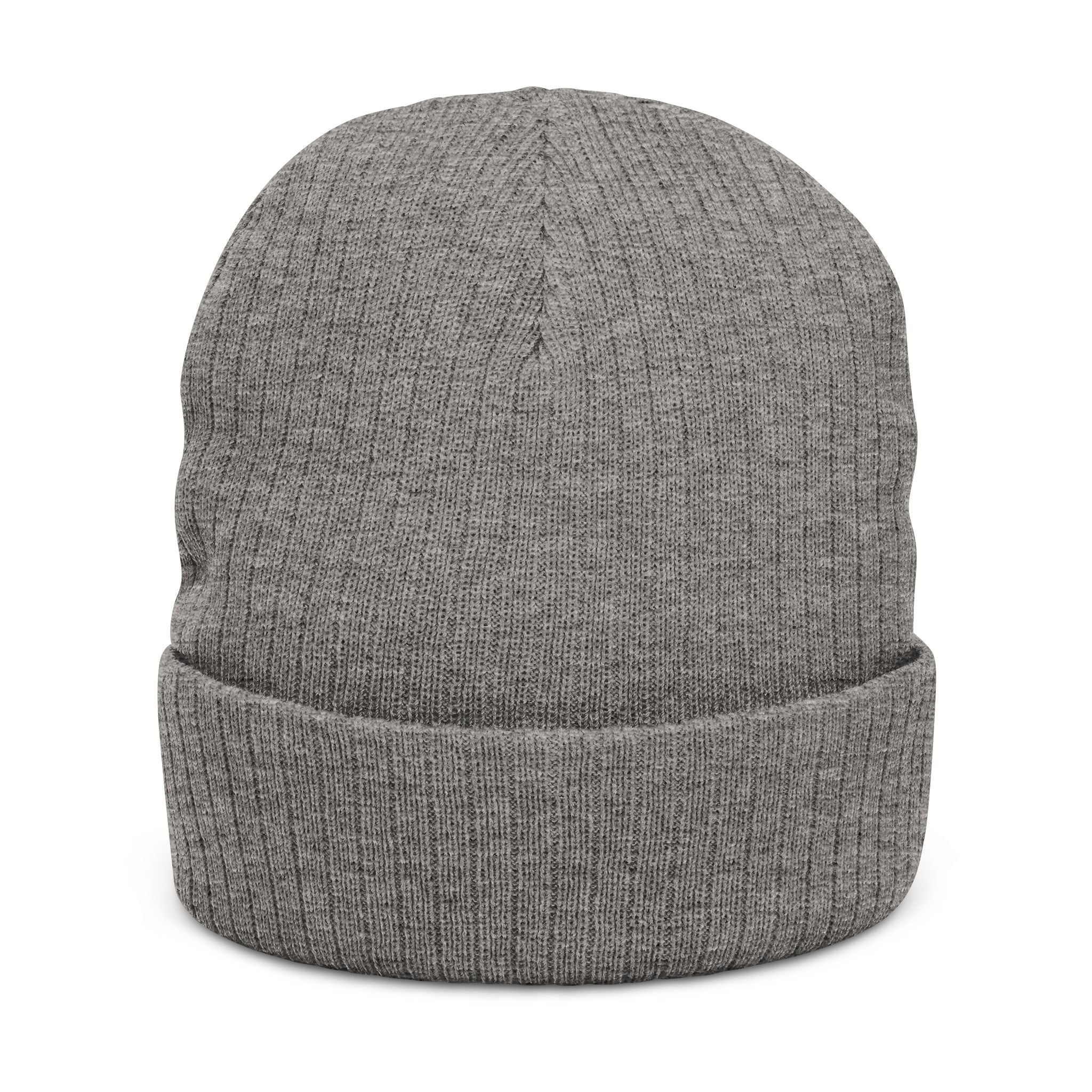 Embroidered Ribbed Knit Beanie — Vintage Pinball Arcade Patch