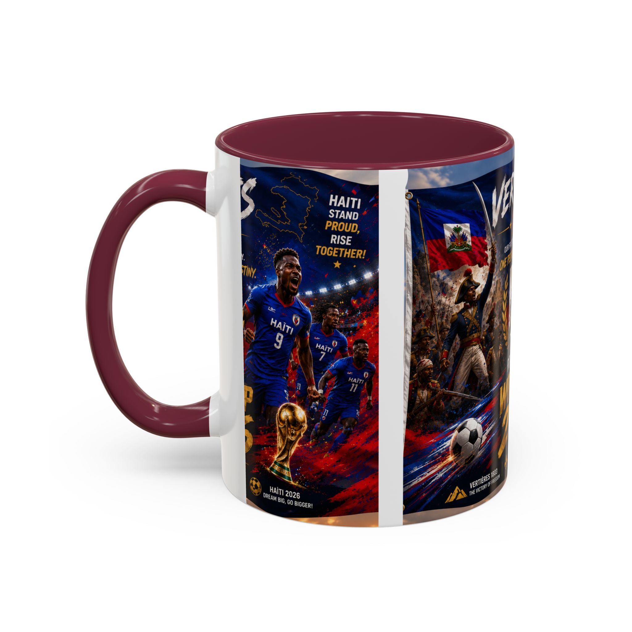 Haiti World Cup 2026 Coffee Mug (11oz/15oz) — Vertières Soccer Fan Gift