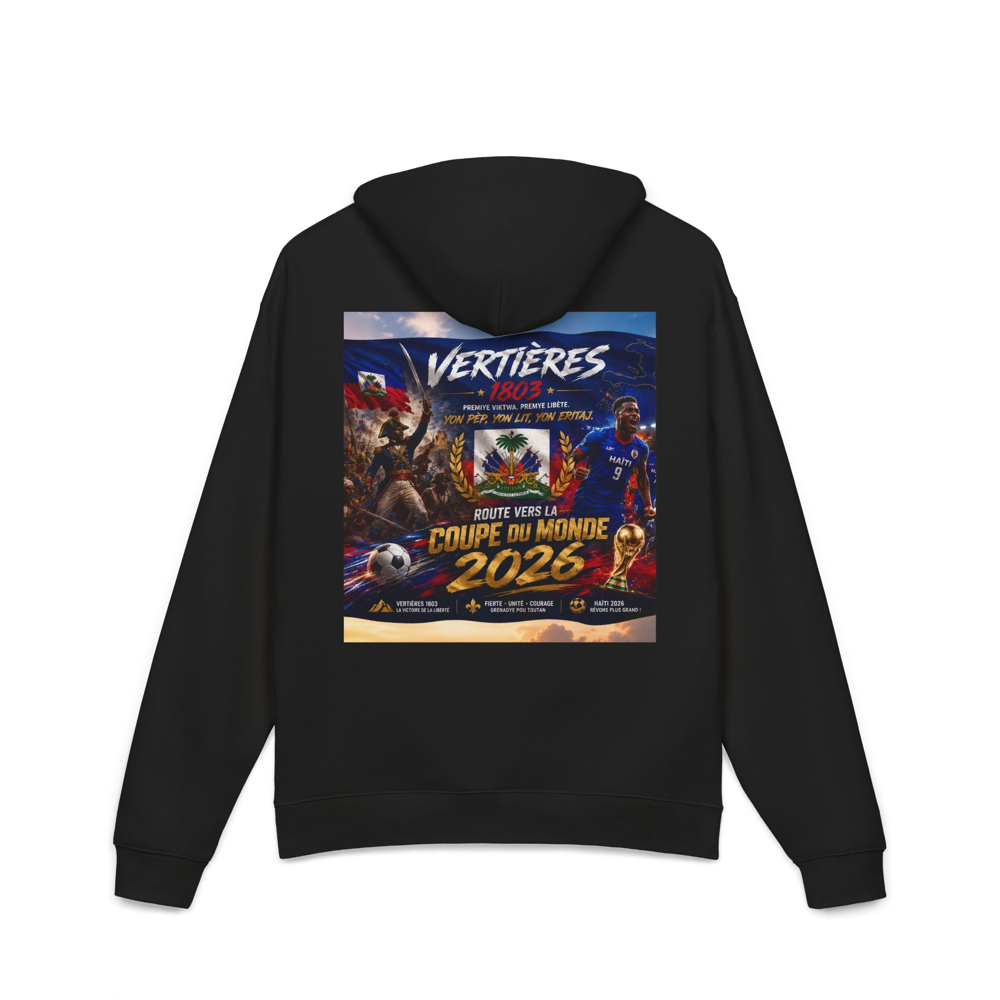 Haiti World Cup 2026 Hoodie — Vertières Supporter Pullover