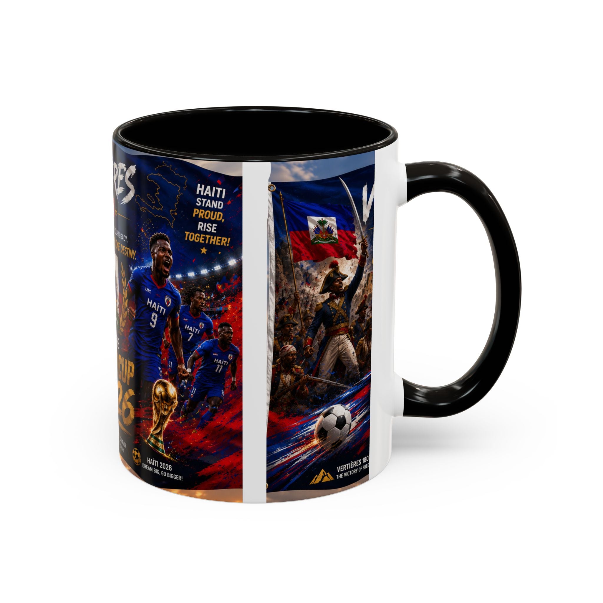 Haiti World Cup 2026 Coffee Mug (11oz/15oz) — Vertières Soccer Fan Gift