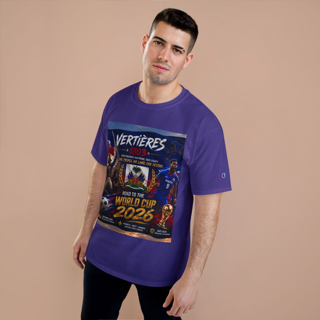 Vertières 1803 World Cup 2026 T-Shirt — Haiti Football Champion Tee