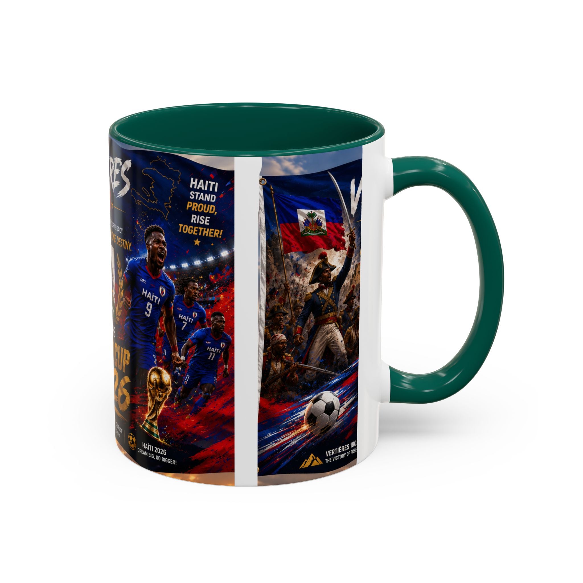 Haiti World Cup 2026 Coffee Mug (11oz/15oz) — Vertières Soccer Fan Gift