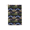 Haiti World Cup Golf Towel — Microfiber Tee Towel with Grommet & Clip