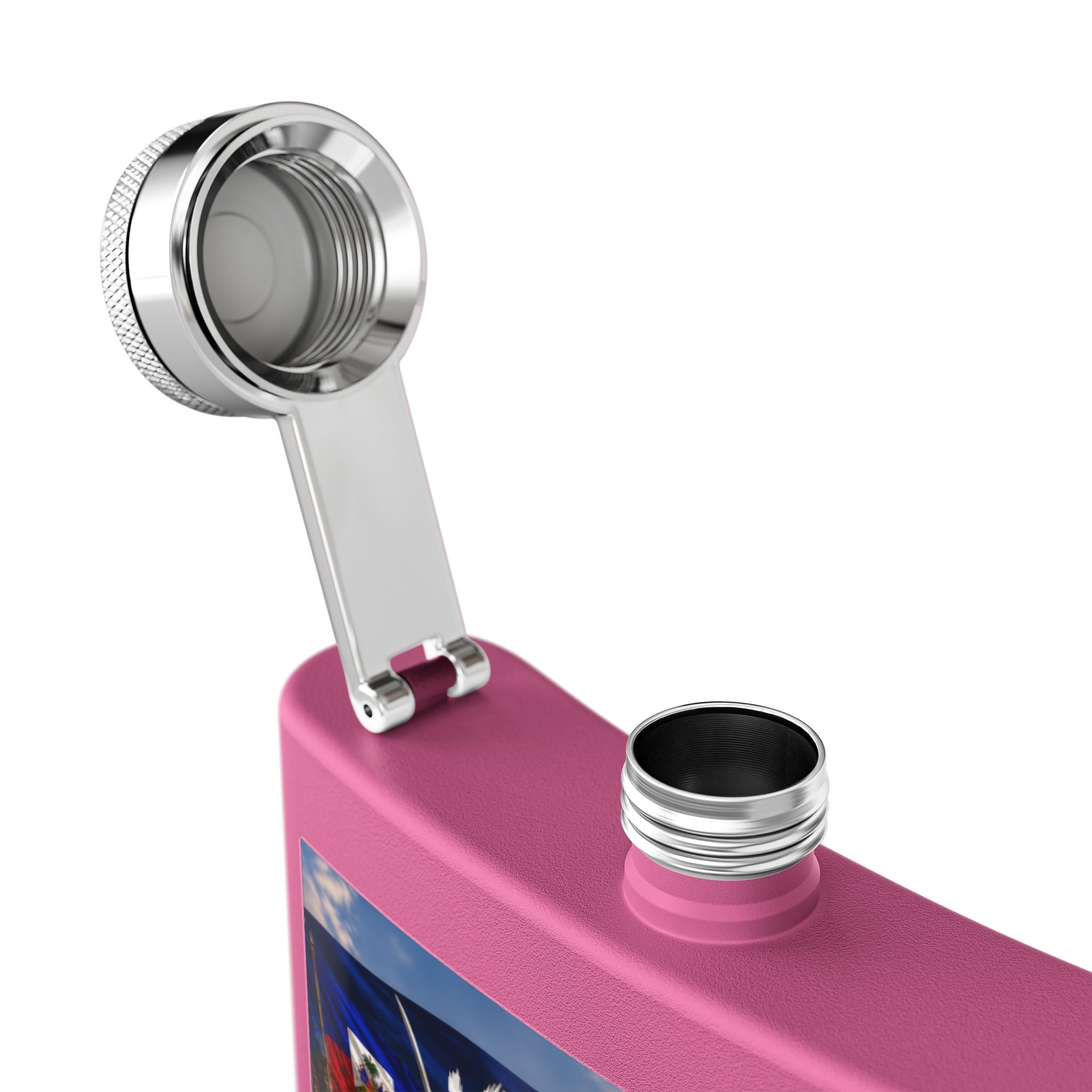 Flask — Haiti Vertières 1803 World Cup 2026 Tribute 6oz Stainless Steel