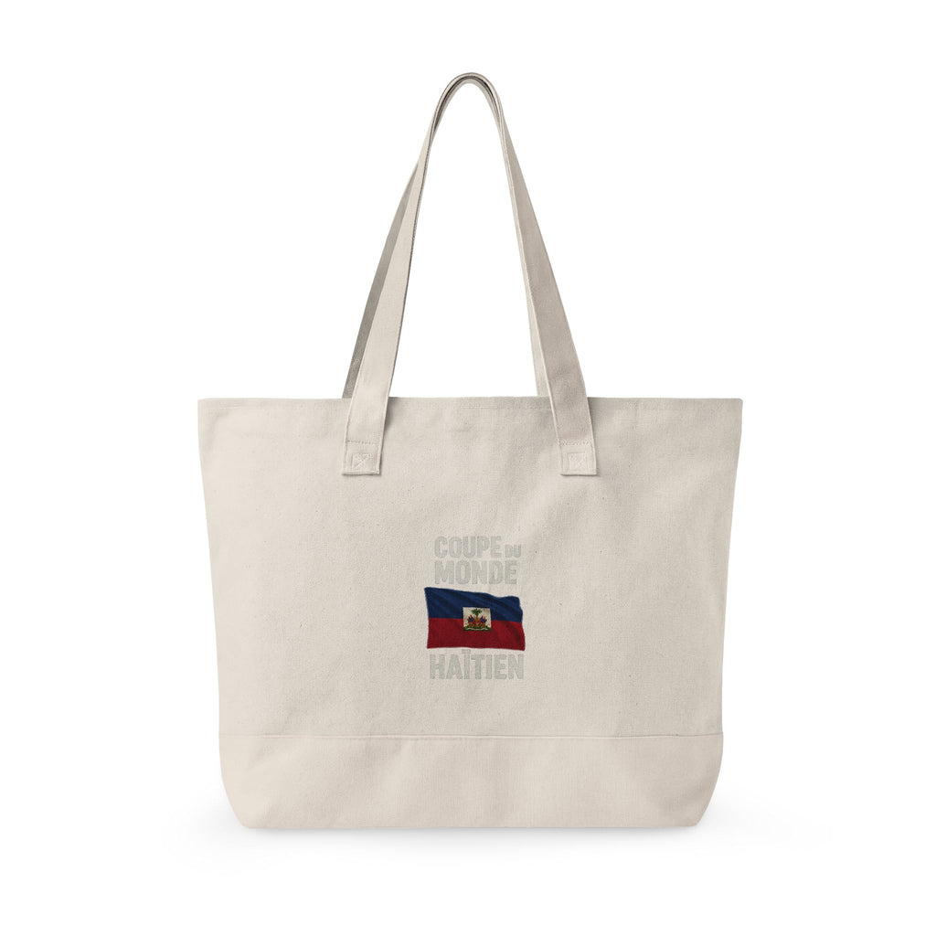 Vintage Tarot Art Canvas Tote — "Knight of Wands 2026" Zippered Tote Bag