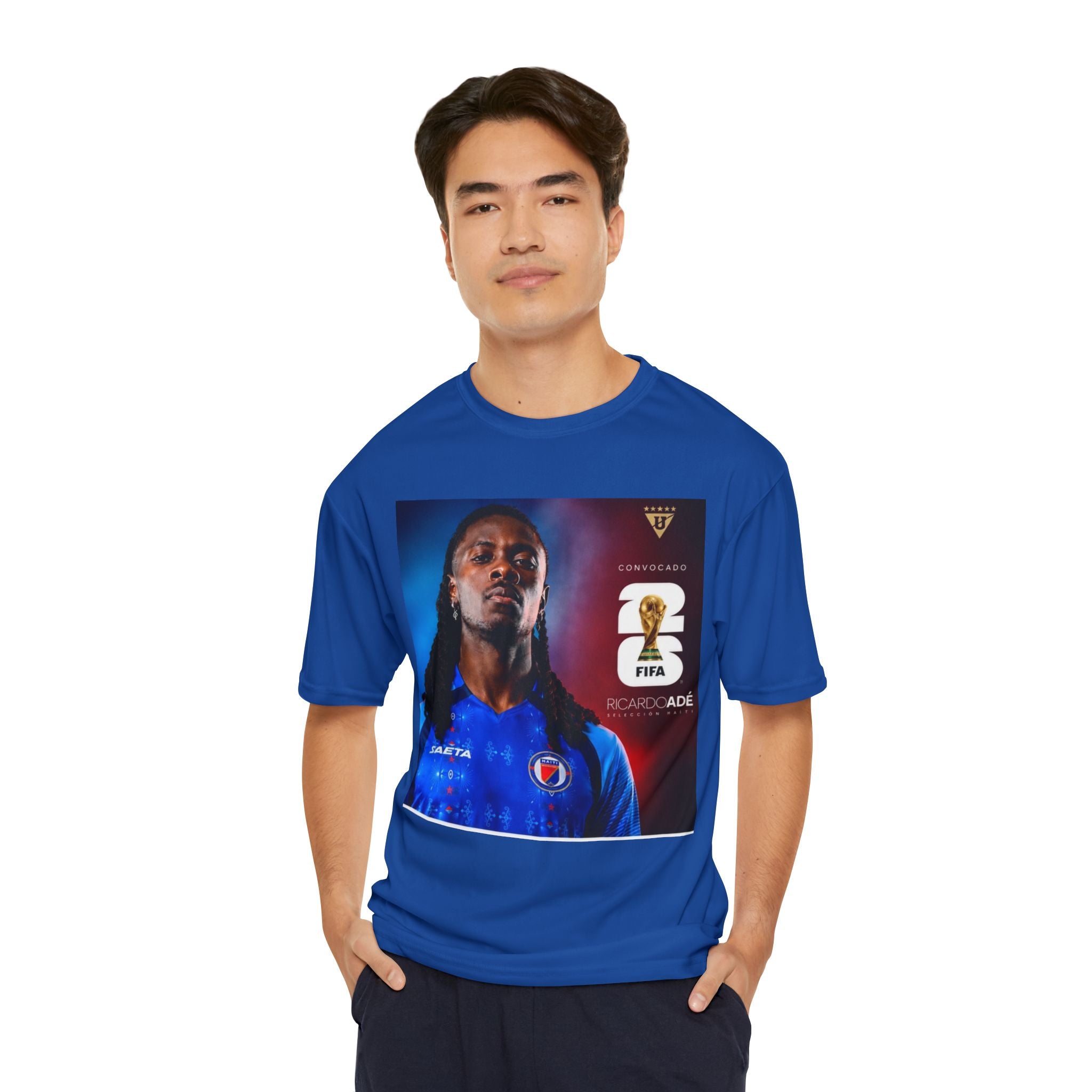 Soccer Jersey T-Shirt — Number 4 Portrait Design (FIFA Tribute)