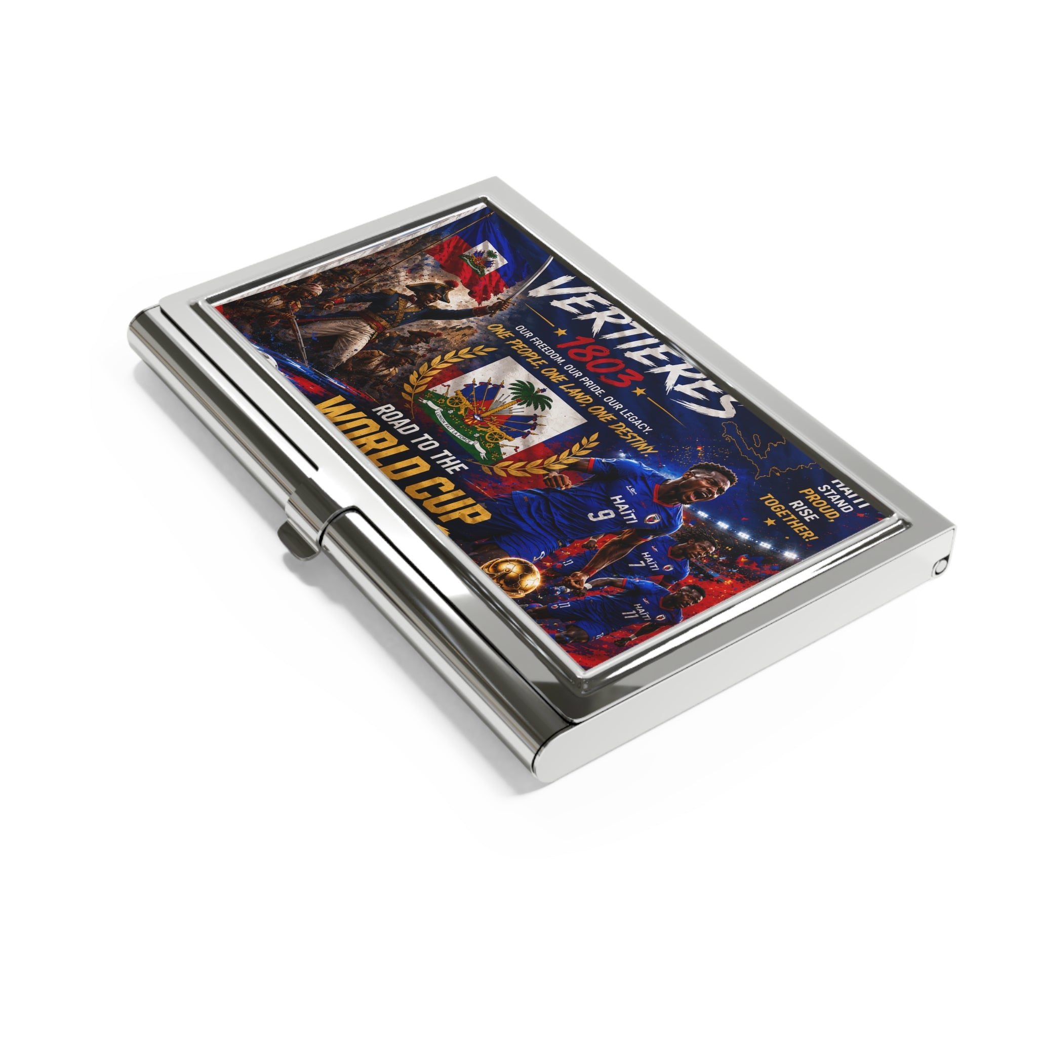 Haiti Vertières 1803 Road to the World Cup Business Card Holder