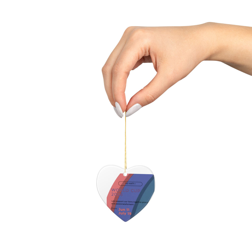 World Cup 2026 Ceramic Ornament — "Go Haiti!" Supporter Keepsake (Jun 11–Jul 19)