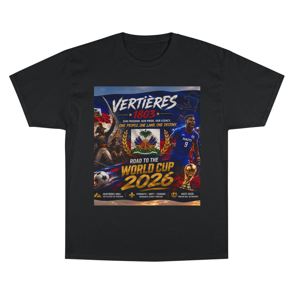 Vertières 1803 World Cup 2026 T-Shirt — Haiti Football Champion Tee