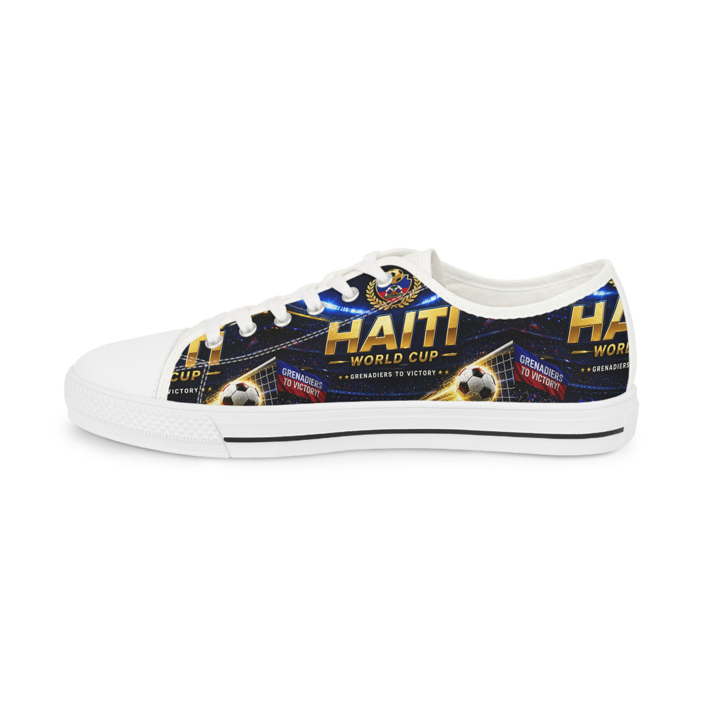 Haiti World Cup Soccer Men's Low Top Sneakers