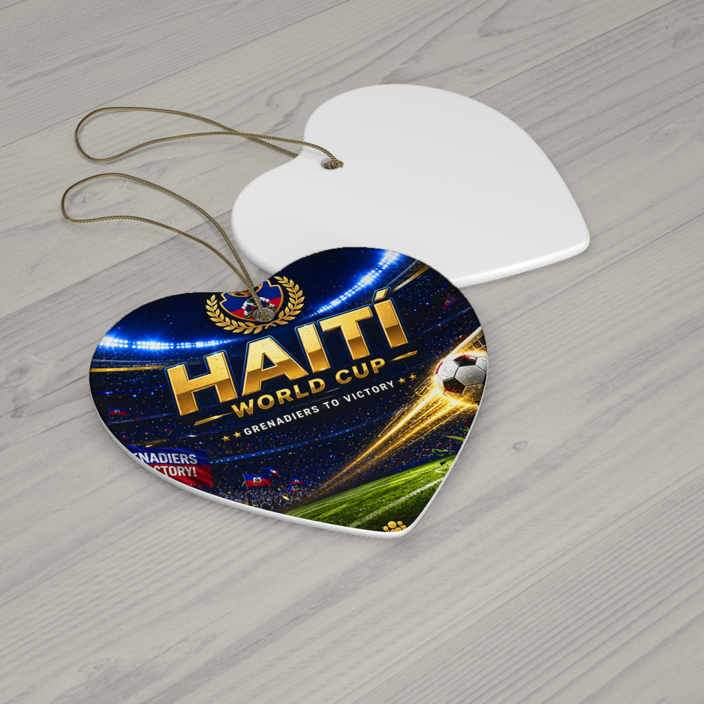 Haiti World Cup Ceramic Ornament – Soccer Stadium Keepsake