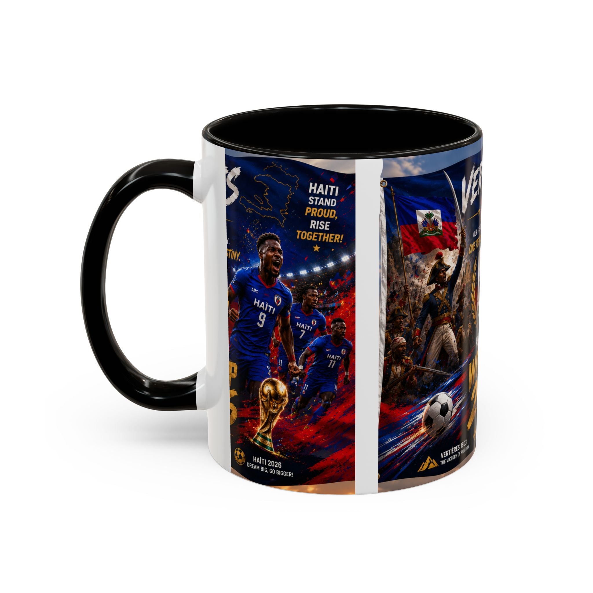 Haiti World Cup 2026 Coffee Mug (11oz/15oz) — Vertières Soccer Fan Gift