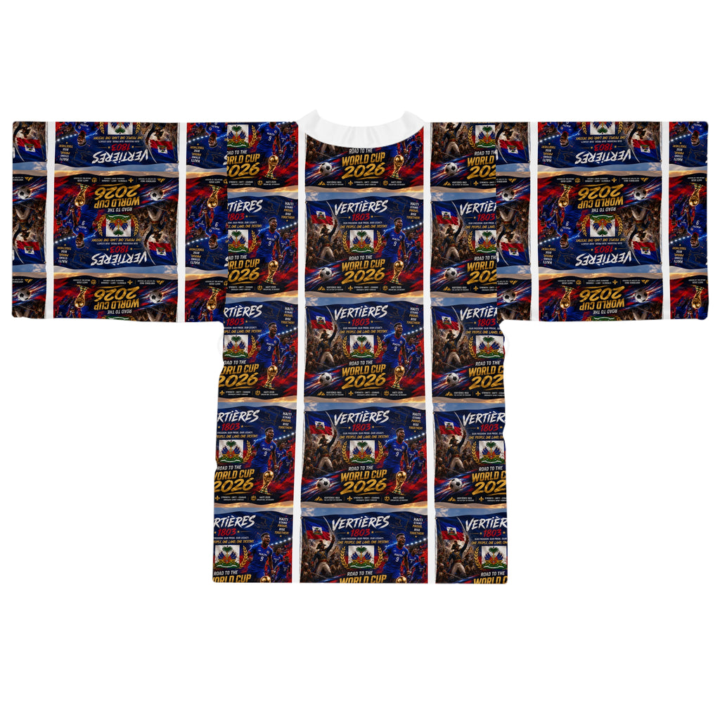 Kimono Robe — Custom All-Over Print Gaming/Event Poster Design (Features "2026" & "Ventures")