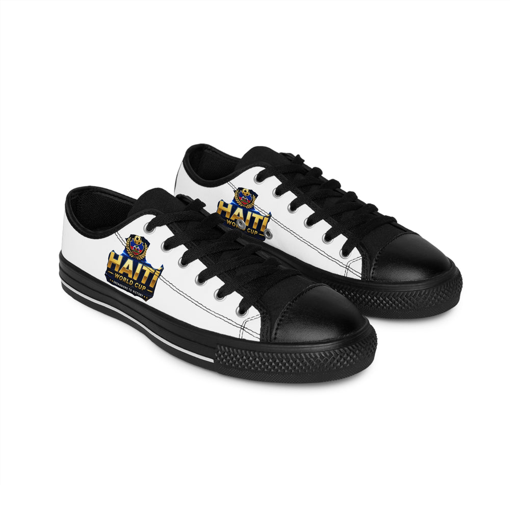 Haiti World Cup Low-Top Sneakers — Men’s Casual Soccer Pride Shoes