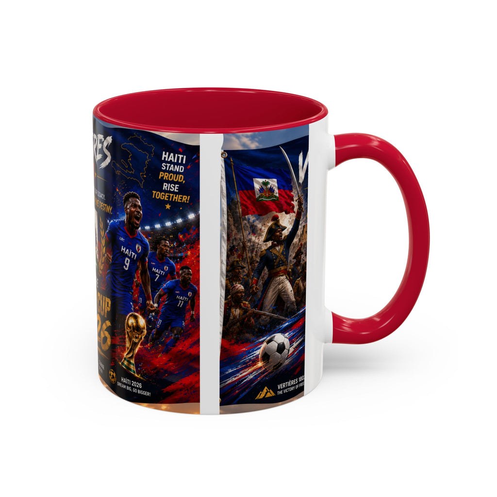 Haiti World Cup 2026 Coffee Mug (11oz/15oz) — Vertières Soccer Fan Gift
