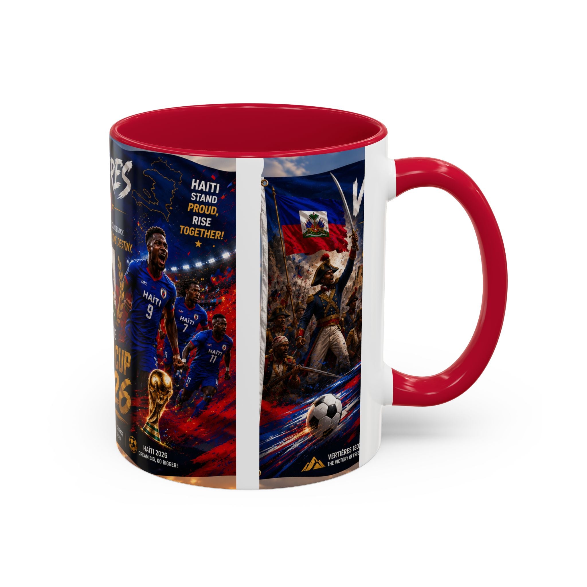 Haiti World Cup 2026 Coffee Mug (11oz/15oz) — Vertières Soccer Fan Gift