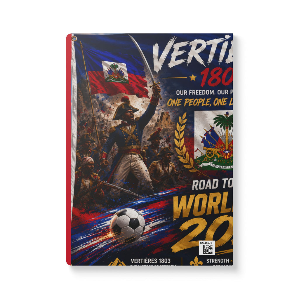 Haiti World Cup 2026 Softcover Journal — Vertières Football Tribute