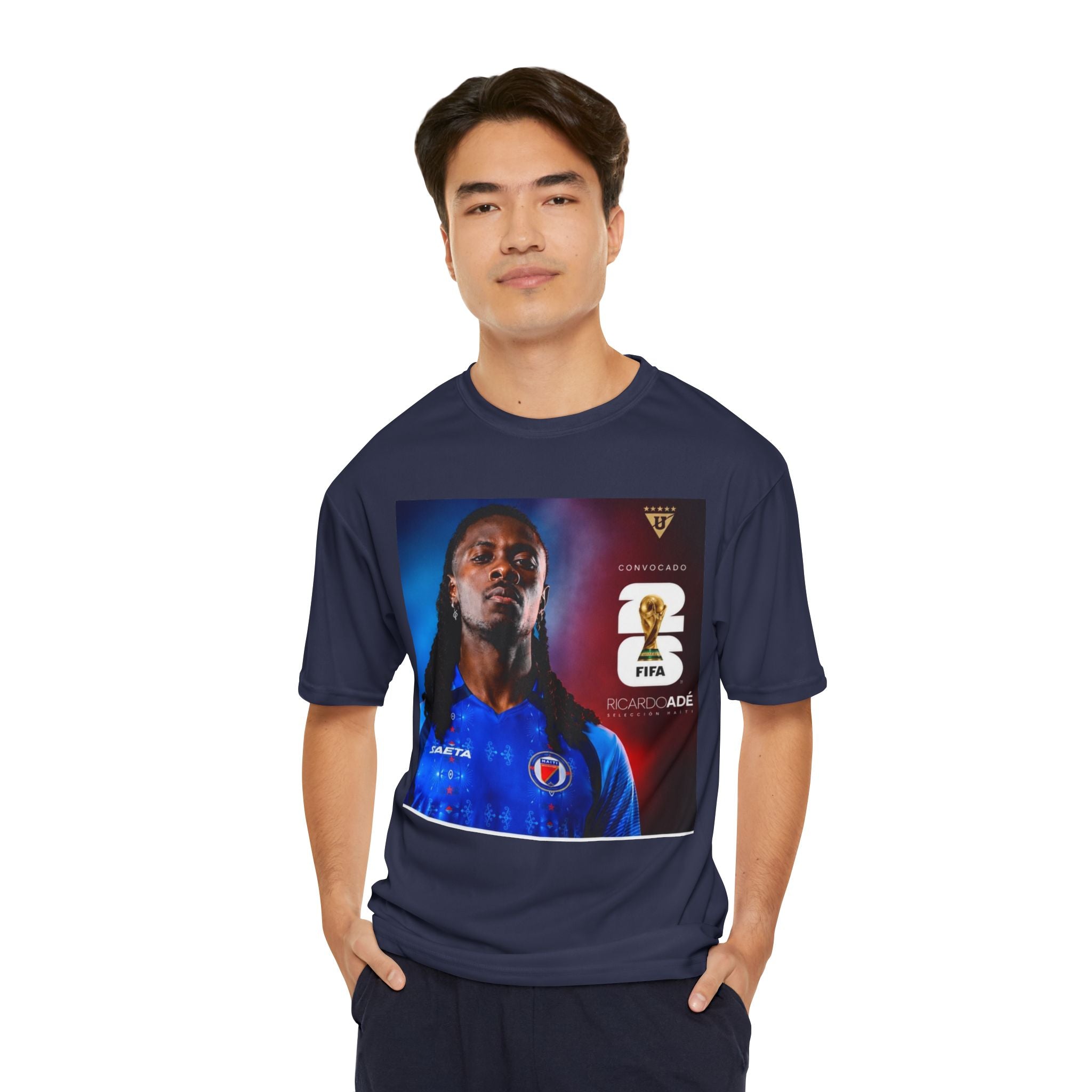 Soccer Jersey T-Shirt — Number 4 Portrait Design (FIFA Tribute)