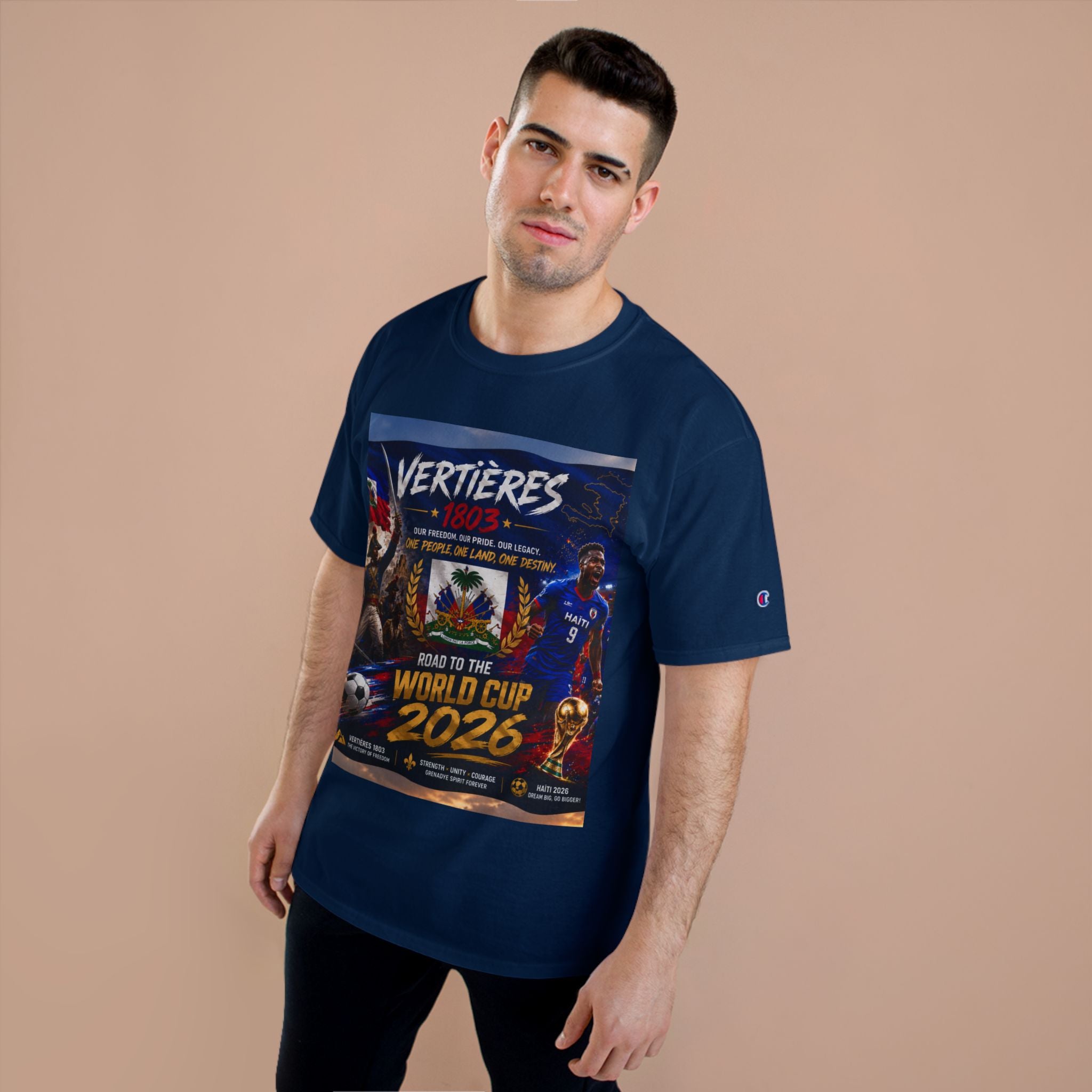 Vertières 1803 World Cup 2026 T-Shirt — Haiti Football Champion Tee