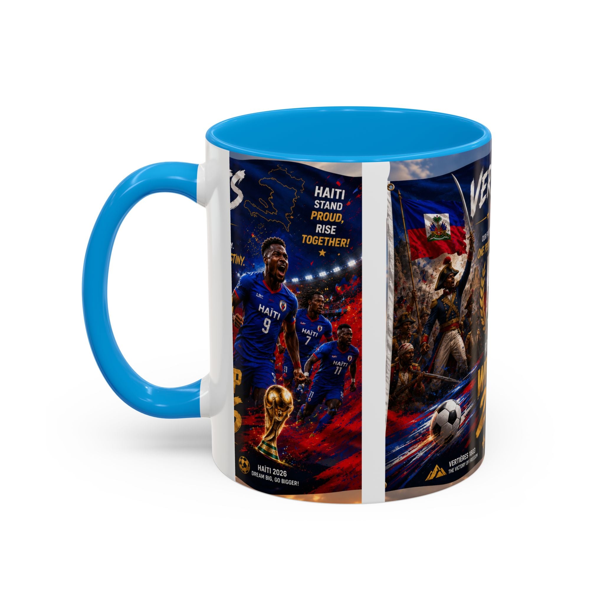 Haiti World Cup 2026 Coffee Mug (11oz/15oz) — Vertières Soccer Fan Gift