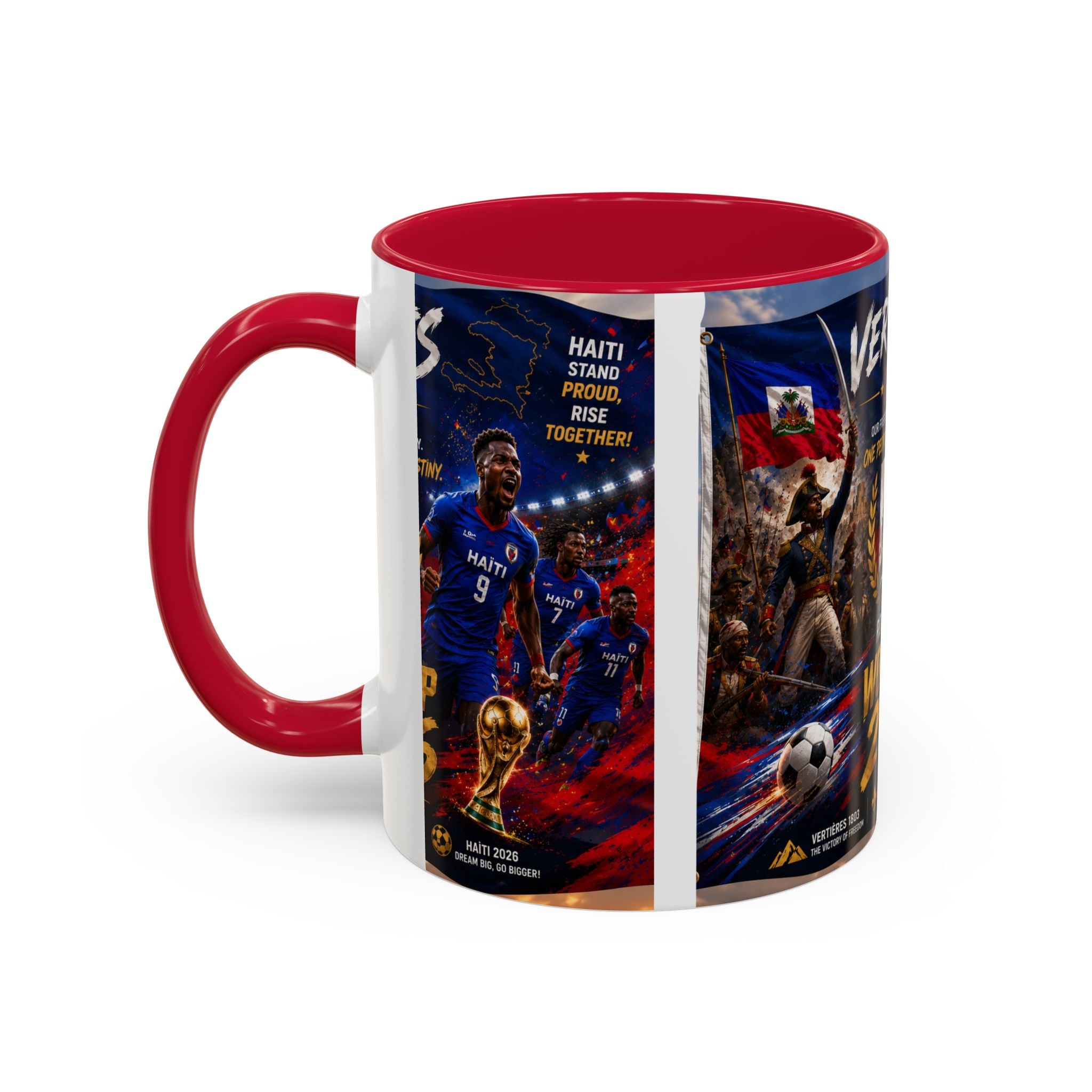 Haiti World Cup 2026 Coffee Mug (11oz/15oz) — Vertières Soccer Fan Gift