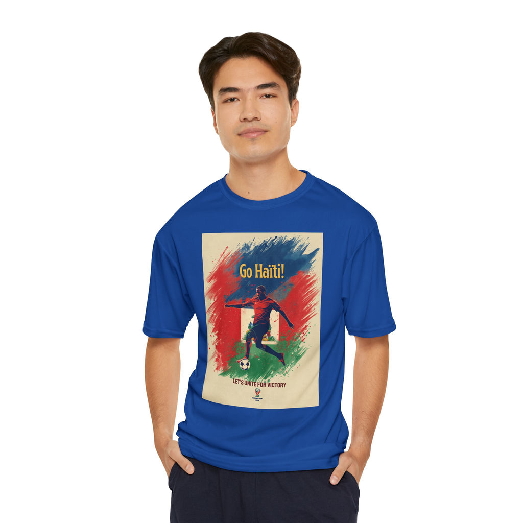 Go Haiti Soccer T‑Shirt — Men’s Performance Football Tee